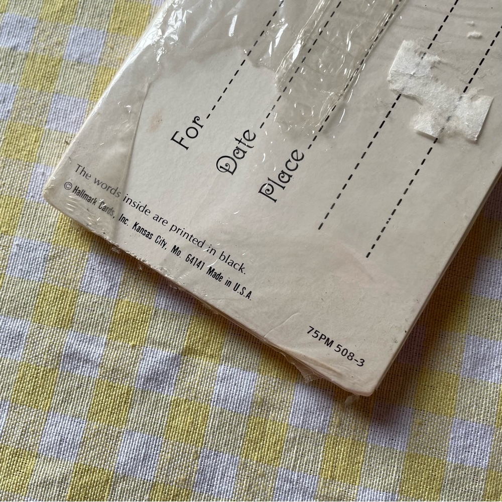 Vintage 70s Birthday Party Invitations NOS Hallmark Pink Flower Power - Picture 4 of 6